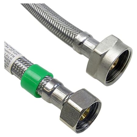 Larsen Supply Co Larsen Supply 10-0821 Stainless Steel Toilet Connector - 0.5 x 0.88 x 20 in. 665853